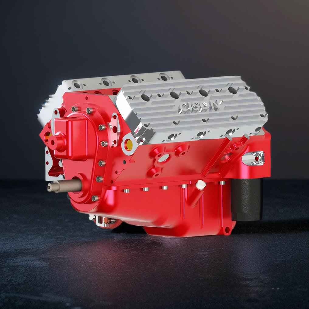 Desktrim™ | DIY 1/6 Gasoline Flathead 4-Stroke V8 Water-Cooled Engine 44CC Model Kit That Works