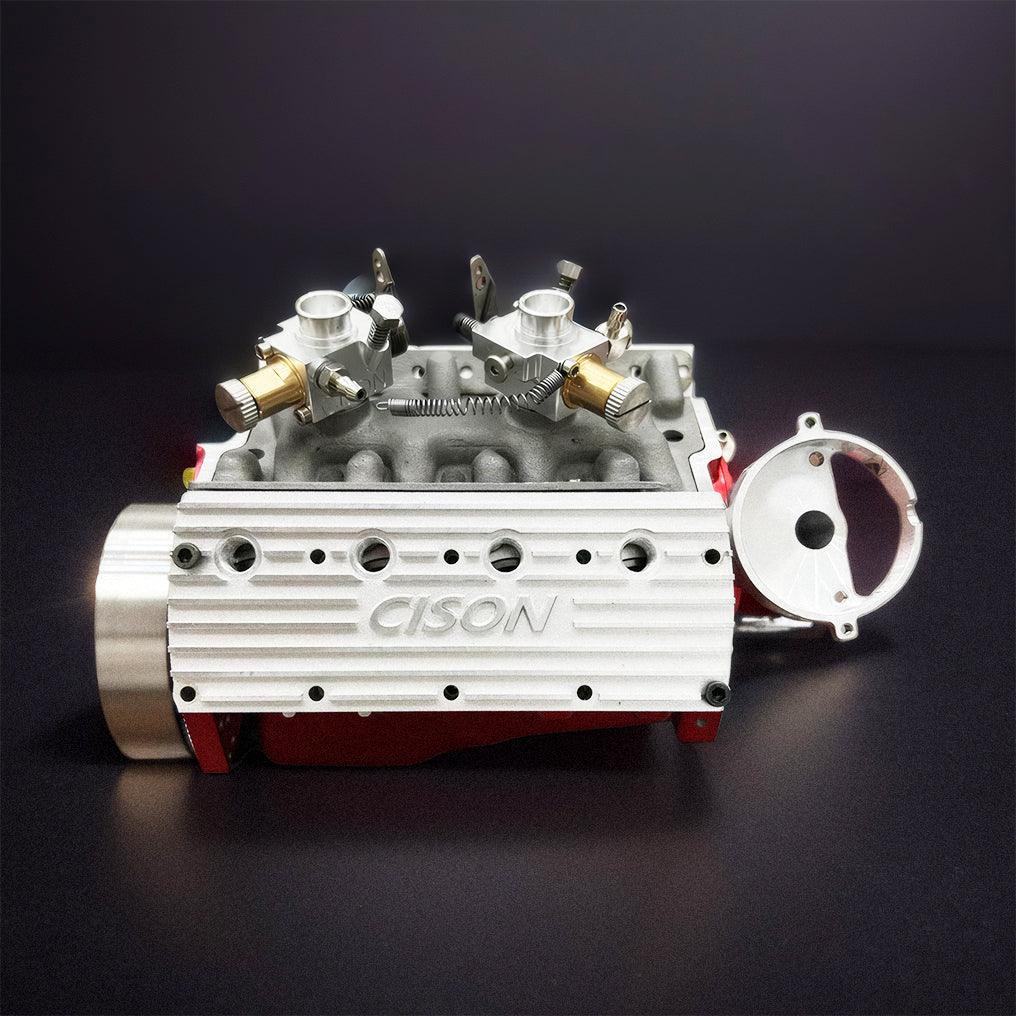 Desktrim™ | DIY 1/6 Gasoline Flathead 4-Stroke V8 Water-Cooled Engine 44CC Model Kit That Works