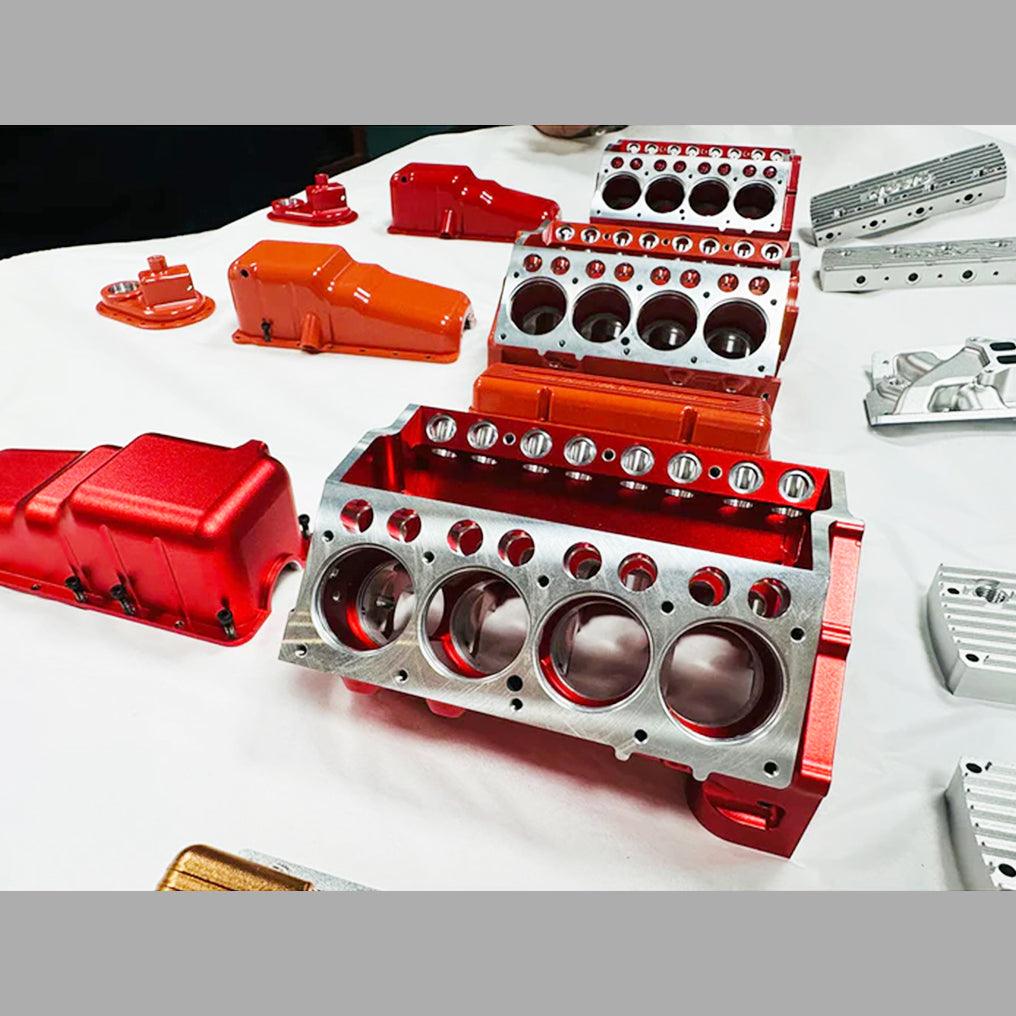 Desktrim™ | DIY 1/6 Gasoline Flathead 4-Stroke V8 Water-Cooled Engine 44CC Model Kit That Works