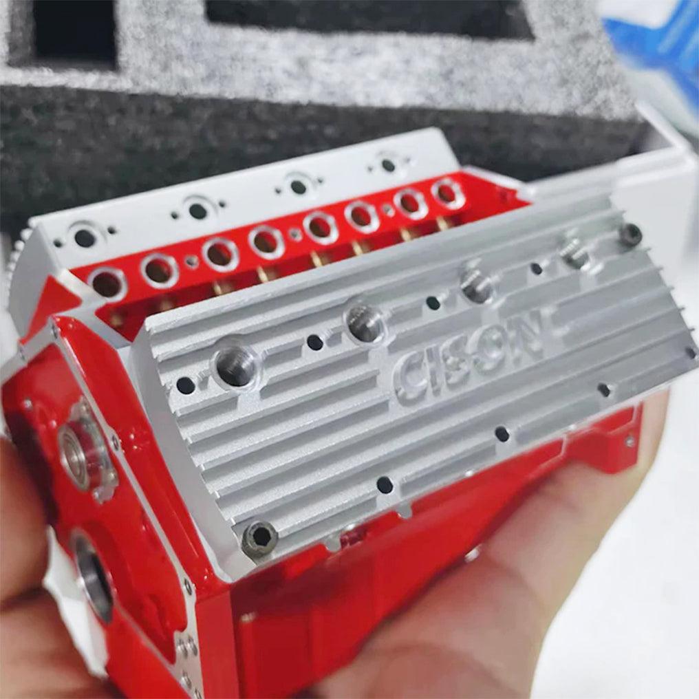 Desktrim™ | DIY 1/6 Gasoline Flathead 4-Stroke V8 Water-Cooled Engine 44CC Model Kit That Works