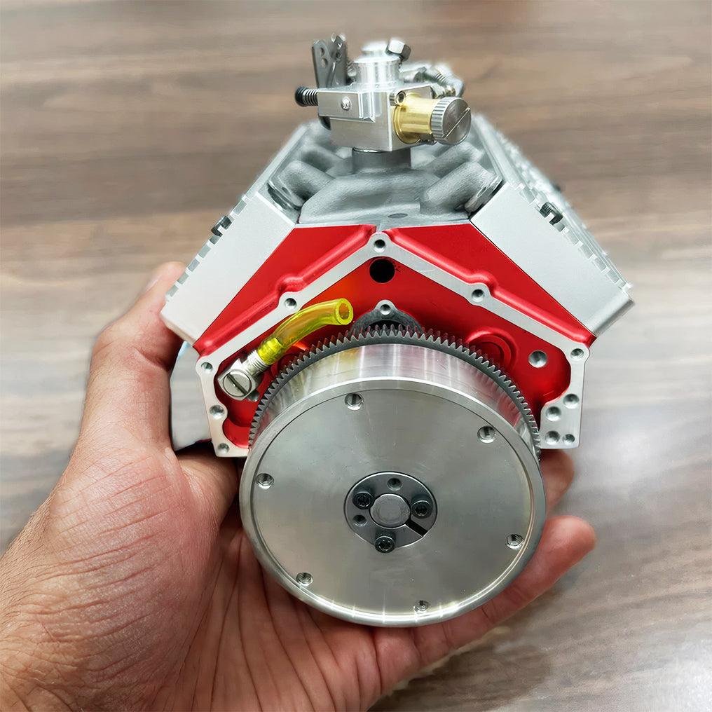 Desktrim™ | DIY 1/6 Gasoline Flathead 4-Stroke V8 Water-Cooled Engine 44CC Model Kit That Works