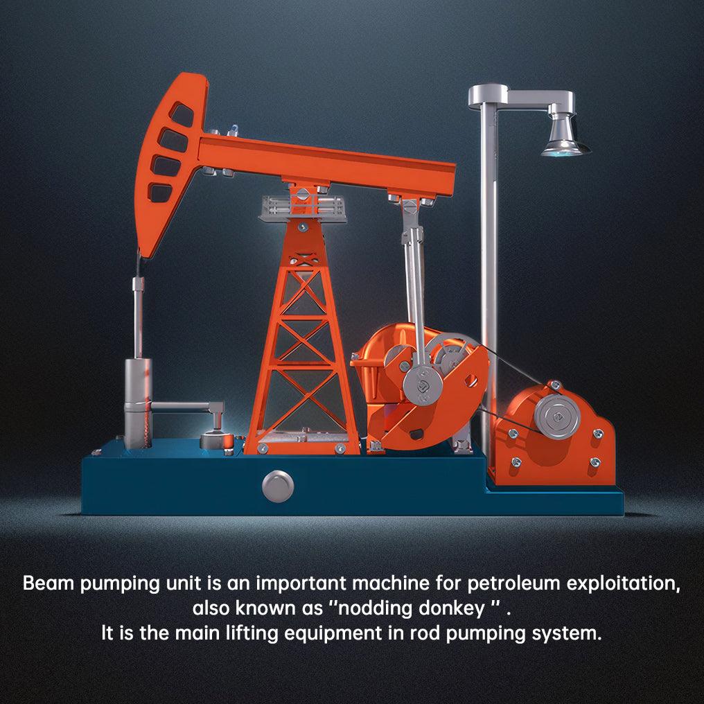 Desktrim™ | DIY Educational 3D Metal Oilfield Working Equipment with Pumping Unit that Works