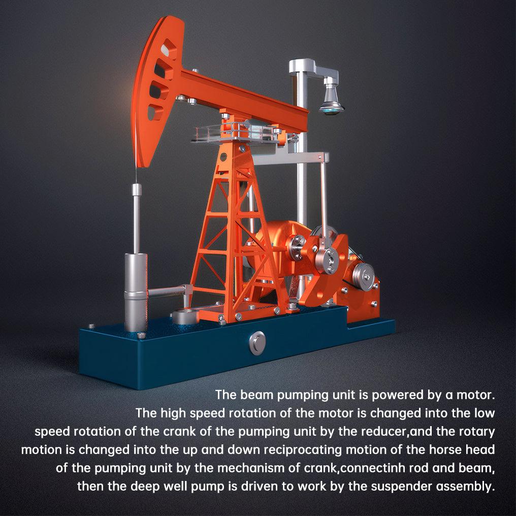 Desktrim™ | DIY Educational 3D Metal Oilfield Working Equipment with Pumping Unit that Works