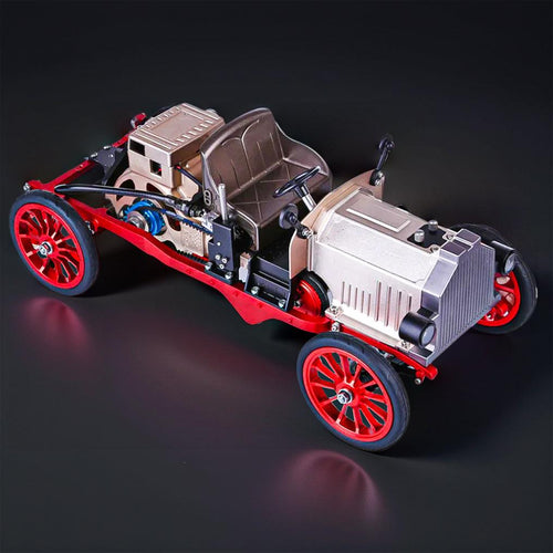 Desktrim™ | DIY Educational Metal Mechanical Classic Car Mini Electric Single-cylinder Engine Assembly Kit