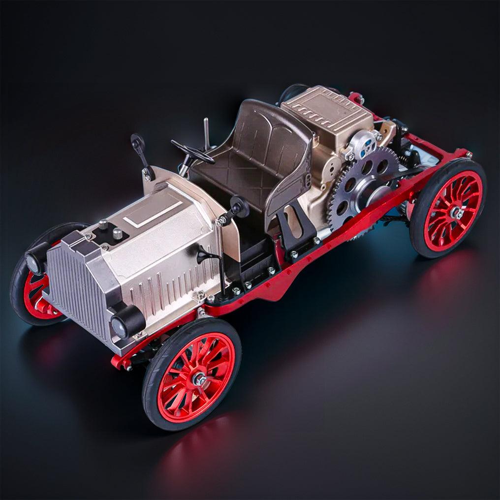 Desktrim™ | DIY Educational Metal Mechanical Classic Car Mini Electric Single-cylinder Engine Assembly Kit
