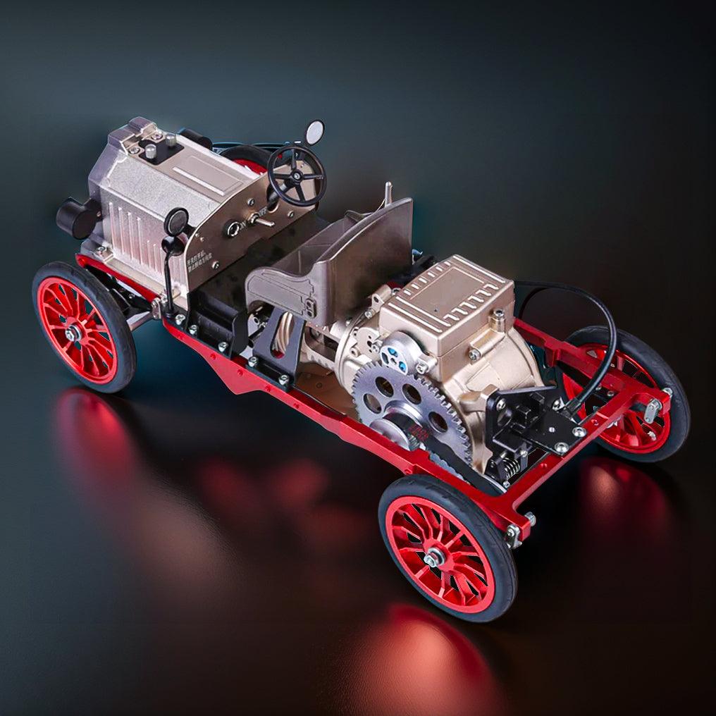 Desktrim™ | DIY Educational Metal Mechanical Classic Car Mini Electric Single-cylinder Engine Assembly Kit
