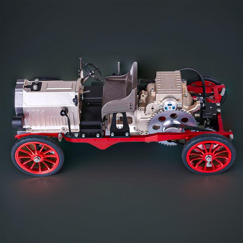 Desktrim™ | DIY Educational Metal Mechanical Classic Car Mini Electric Single-cylinder Engine Assembly Kit