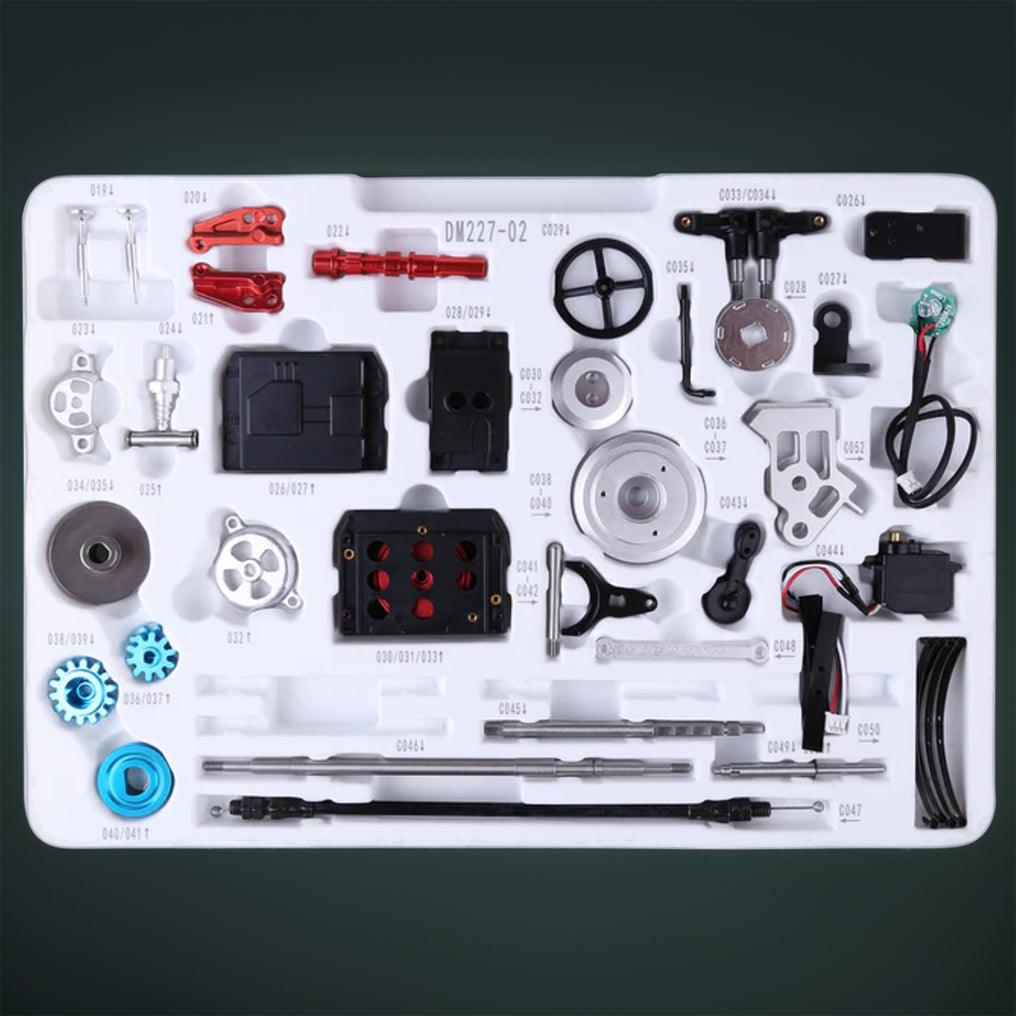 Desktrim™ | DIY Educational Metal Mechanical Classic Car Mini Electric Single-cylinder Engine Assembly Kit
