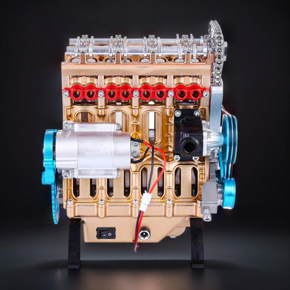 Desktrim™ | DIY Full Metal 4 Cylinder Car Engine Assembly Kit