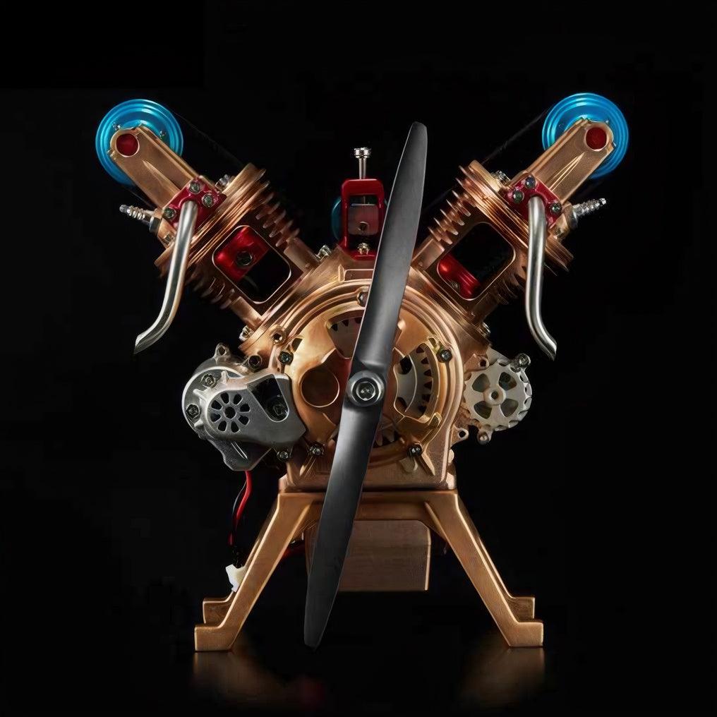 Desktrim™ | DIY Full Metal V2 Car Engine Assembly Kit that Work