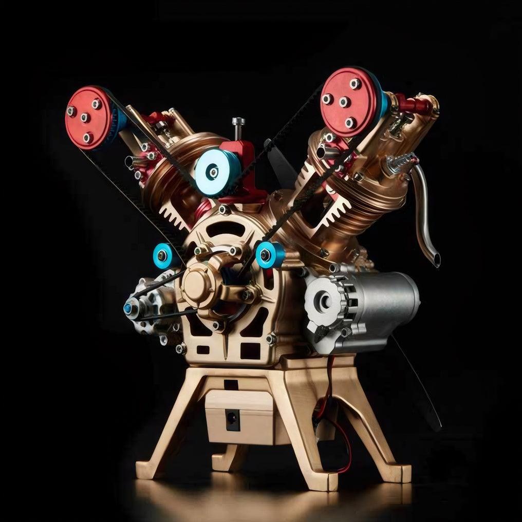 Desktrim™ | DIY Full Metal V2 Car Engine Assembly Kit that Work