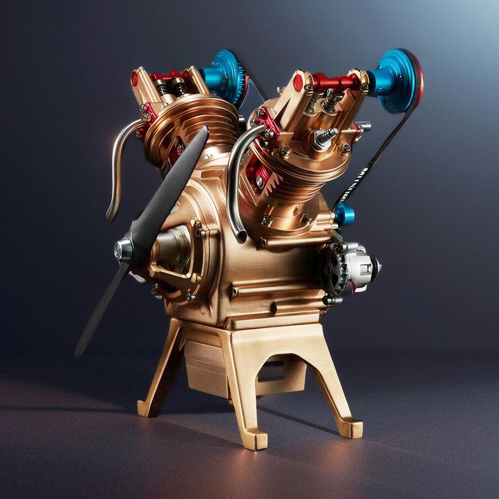 Desktrim™ | DIY Full Metal V2 Car Engine Assembly Kit that Work