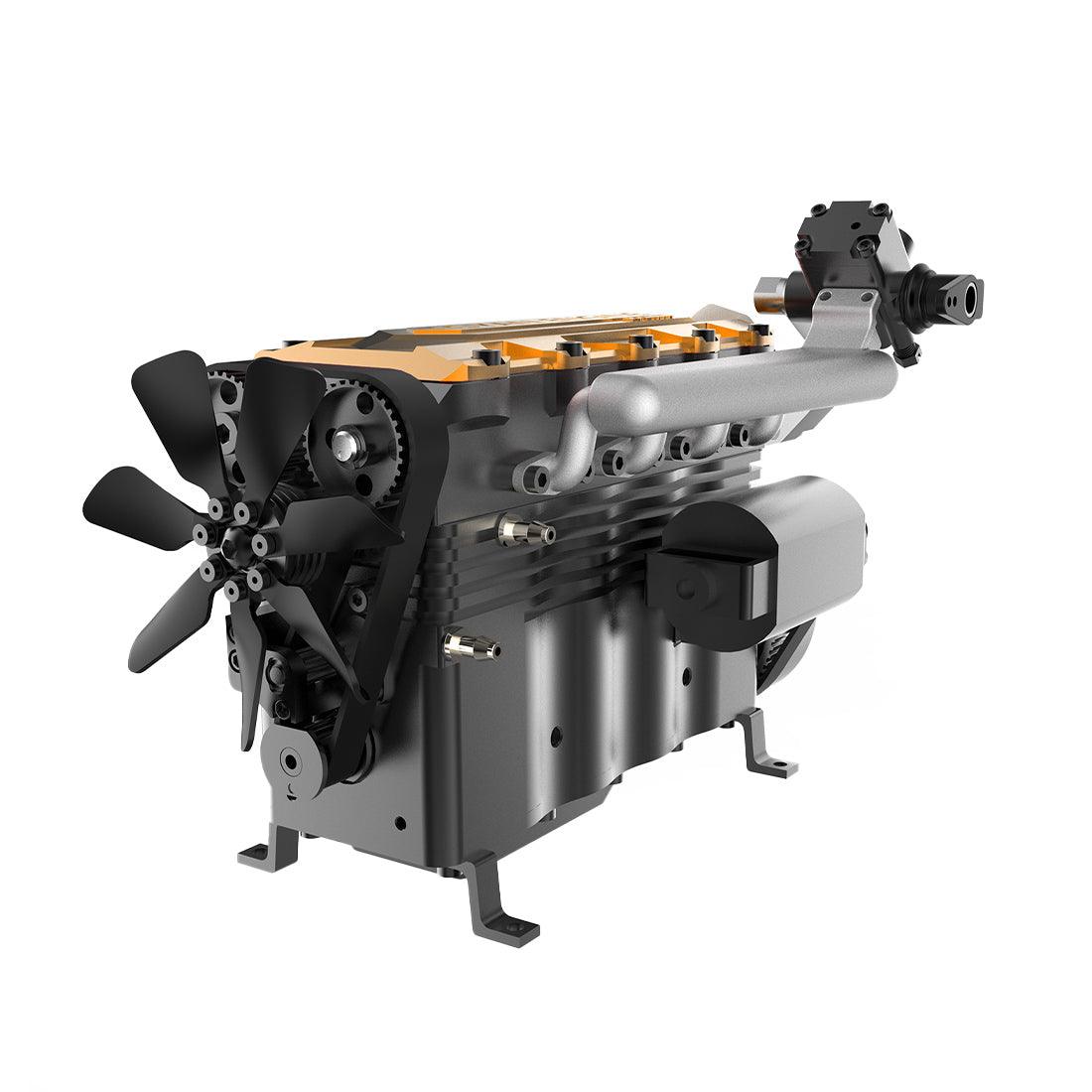 Desktrim™ | DIY OHC L4 Engine 14CC Gasoline Water-cooled Engine Model Kit FS-L400BGC