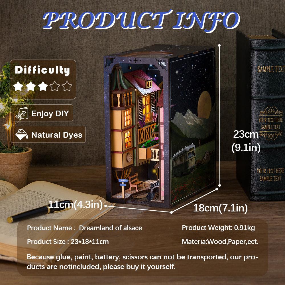 Desktrim™ | Diy Book Nook Shelf - Dreamland Of Alsace