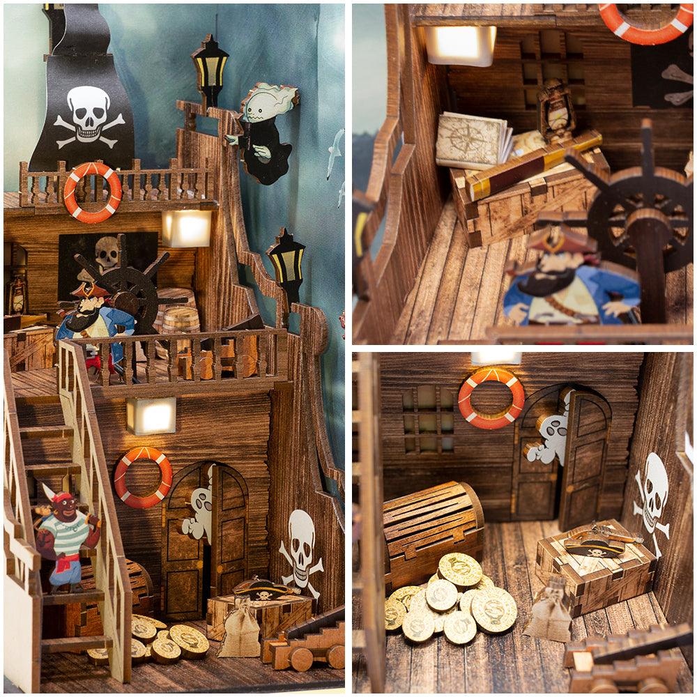 Desktrim™ | Diy Book Nook Shelf - Sea Hunter