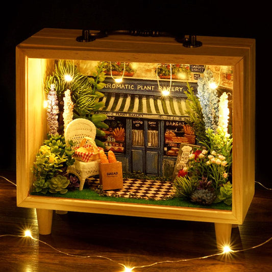 Desktrim™ | DIY Dollhouse Kit (Small wooden box)