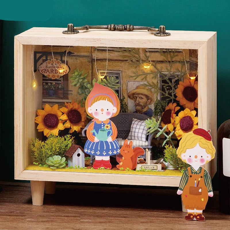 Desktrim™ | DIY Dollhouse Kit (Small wooden box)