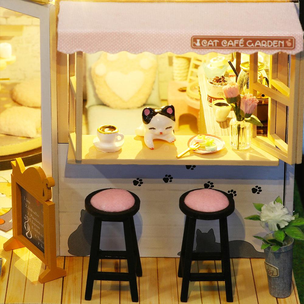 Desktrim™ | DIY Dollhouse Kit (Cat Coffee Garden)