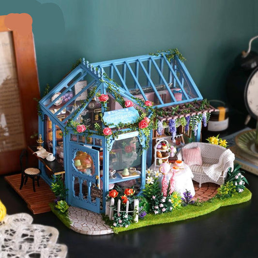Desktrim™ | DIY Dollhouse Kit (Rose Garden Tea House)