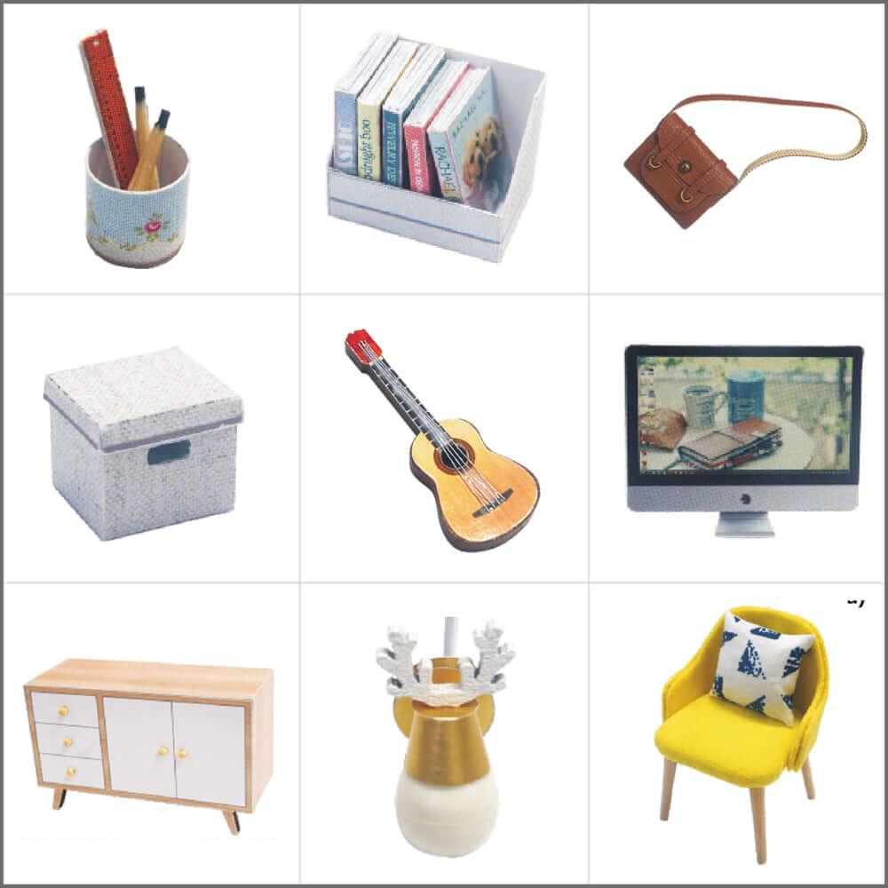 Desktrim™ | DIY Dollhouse Kit ( Sunshine Room)