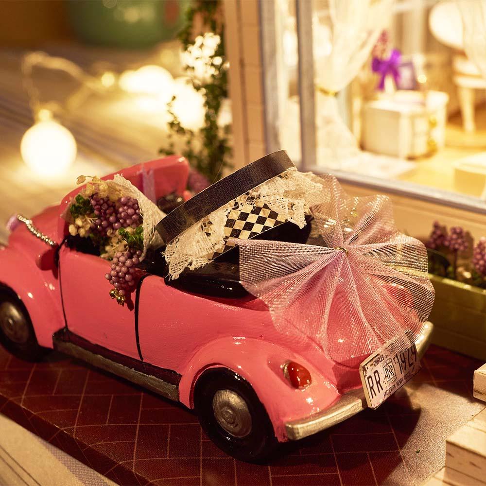 Desktrim™ | PROVENCE LAVENDER Dollhouse Miniature DIY House Toy DIY House Model Miniature House Model Kit Hand Building