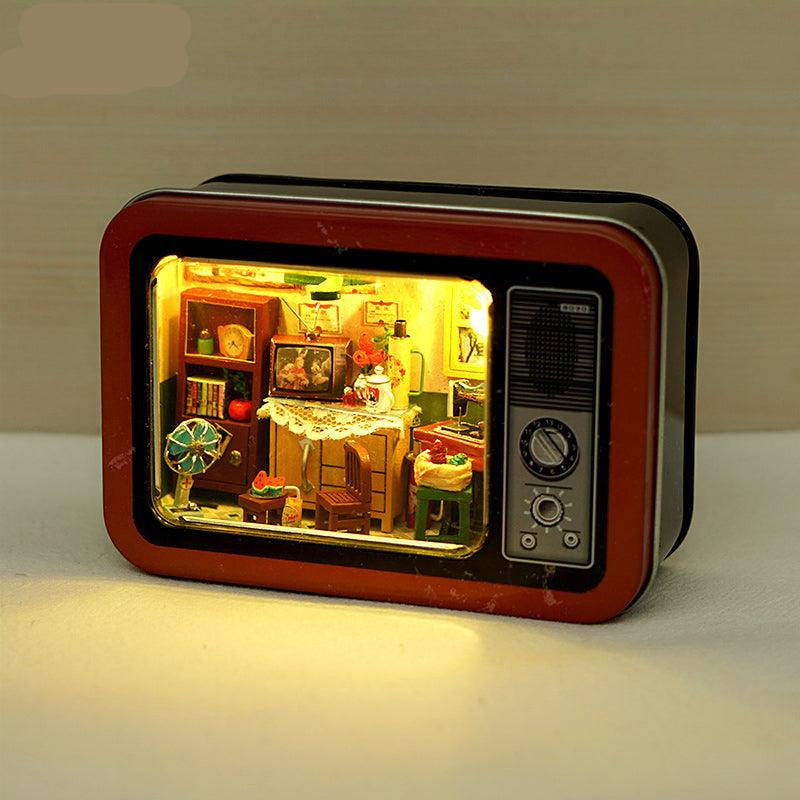 Desktrim™ | DIY Dollhouse Kit (Retro TV Miniature Room - TH18-20)