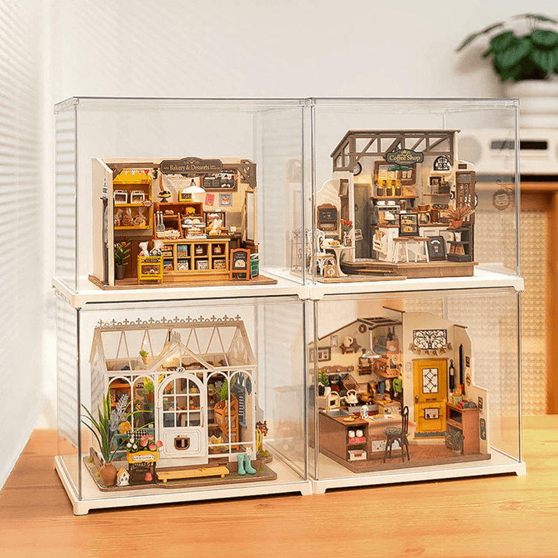 Desktrim™ | Miniature House Display Box - Dust Cover