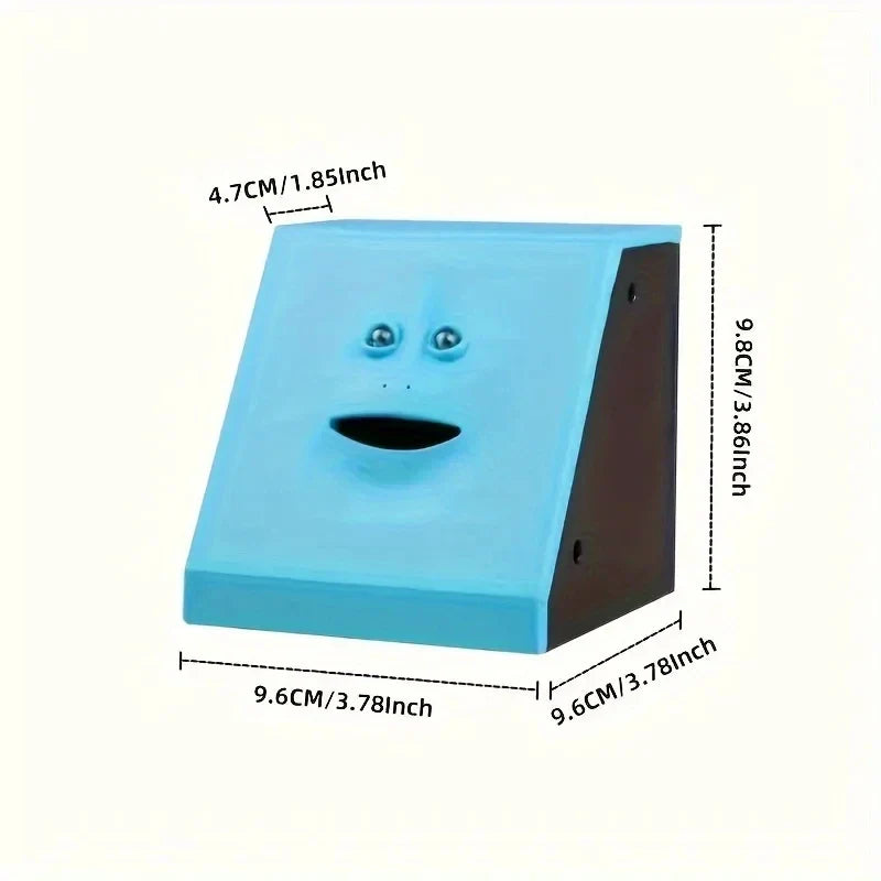Interactive Sensor Face Bank - Motion-Activated Coin Swallower Savings Box for Children