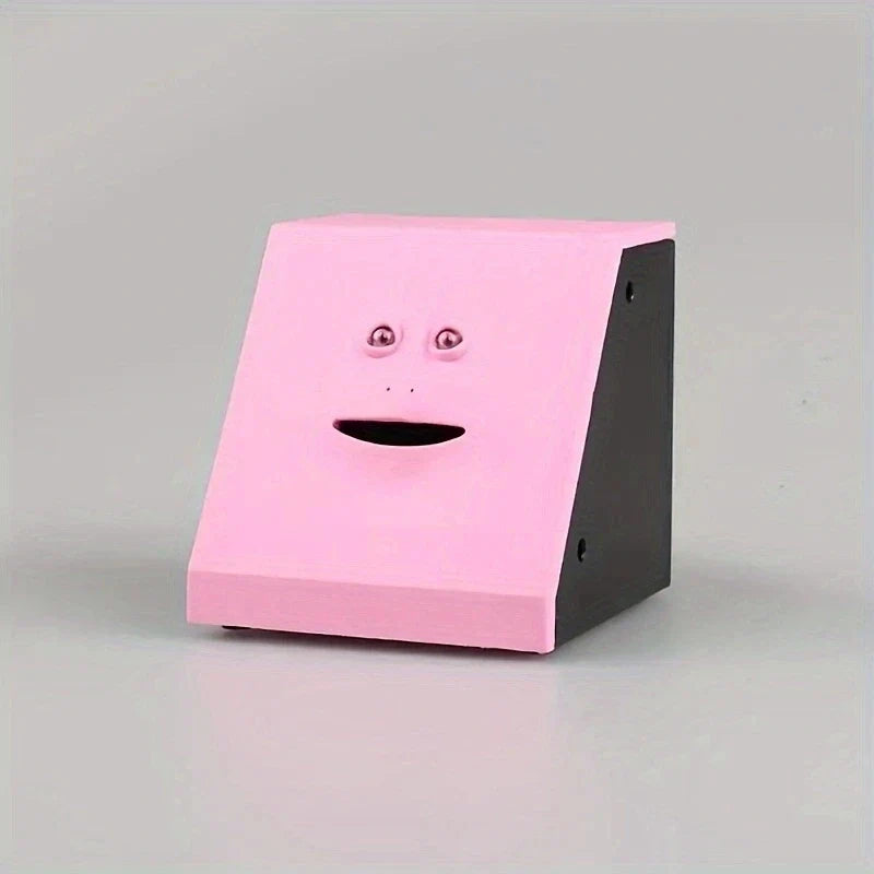 Interactive Sensor Face Bank - Motion-Activated Coin Swallower Savings Box for Children