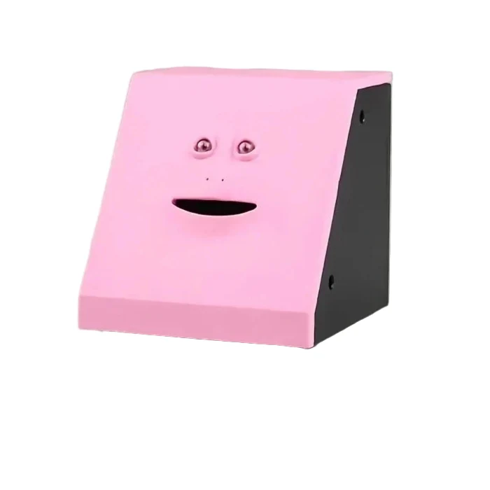Interactive Sensor Face Bank - Motion-Activated Coin Swallower Savings Box for Children