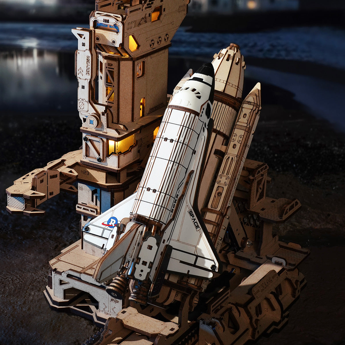 Galactic Launch Commander Space Shuttle 3D Wooden Puzzle