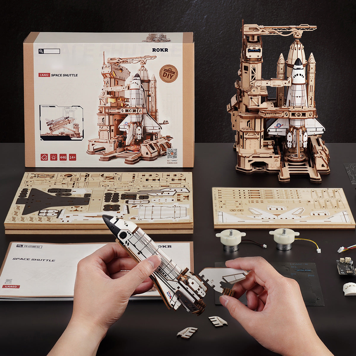 Galactic Launch Commander Space Shuttle 3D Wooden Puzzle