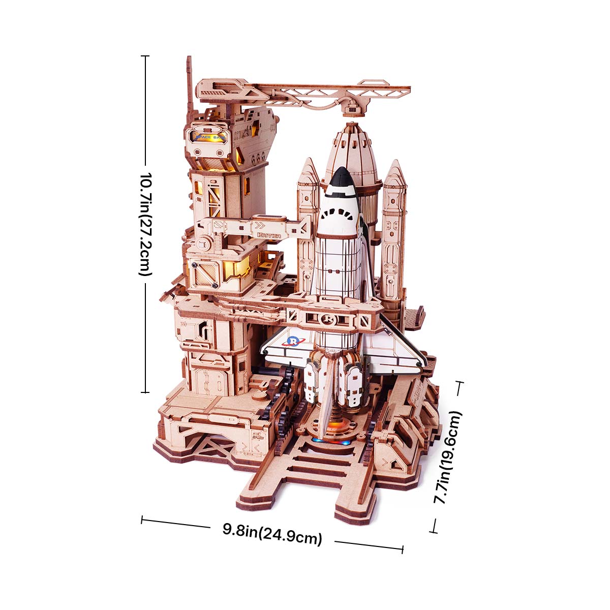 Galactic Launch Commander Space Shuttle 3D Wooden Puzzle