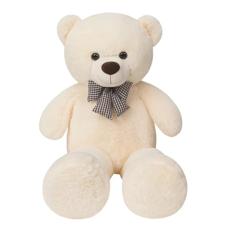 Giant Teddy Bear 4 Feet Big Footprints Plush Stuffed Animals Life Size Large Teddy for Girlfriend Wife Children