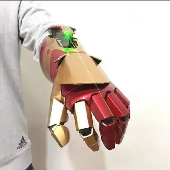 Desktrim™ | Iron Man Mark 42 Wearable LED Armor Gauntlet Set