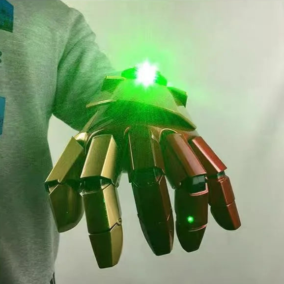 Desktrim™ | Iron Man Mark 42 Wearable LED Armor Gauntlet Set
