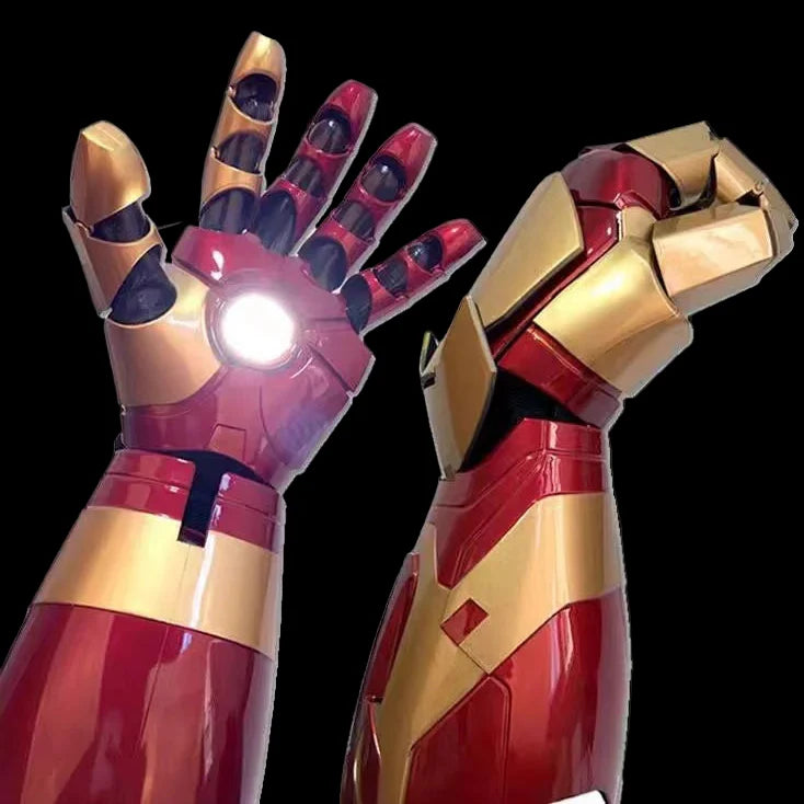 Desktrim™ | Iron Man Mark 42 Wearable LED Armor Gauntlet Set