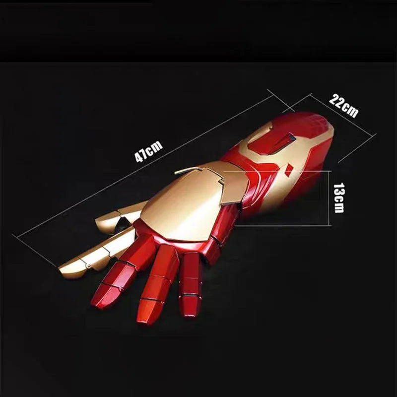 Desktrim™ | Iron Man Mark 42 Wearable LED Armor Gauntlet Set