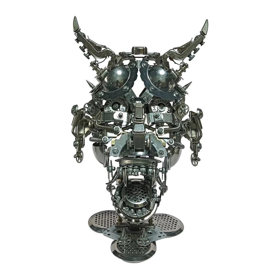 Desktrim™ | DIY 3D Mechanical Punk Hannya Japanese Ghast Mask Metal Puzzles Assembly Model