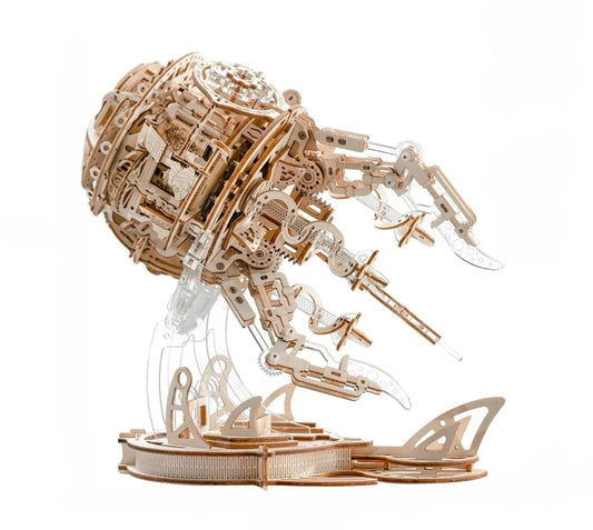 Desktrim™ | Enchanted Aurora Jellyfish Music Box 3D Wooden Puzzle