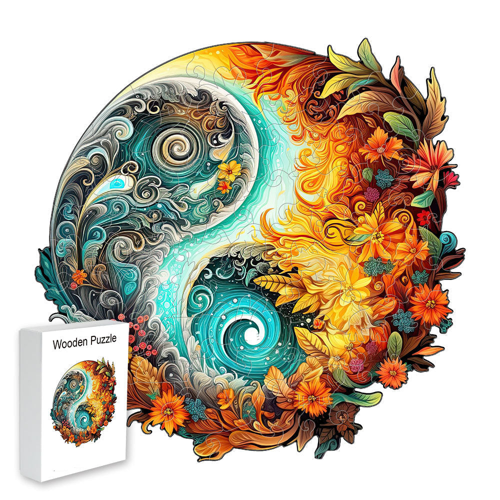 Desktrim™ | Nature-Inspired Wooden Jigsaw Puzzle Collection