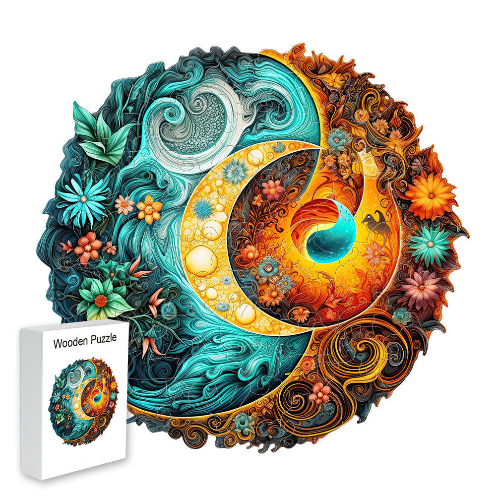 Desktrim™ | Nature-Inspired Wooden Jigsaw Puzzle Collection