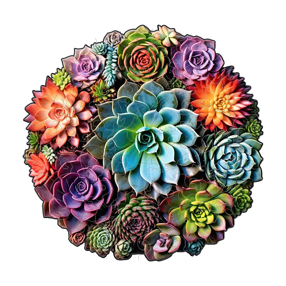 Desktrim™ | Nature-Inspired Wooden Jigsaw Puzzle Collection