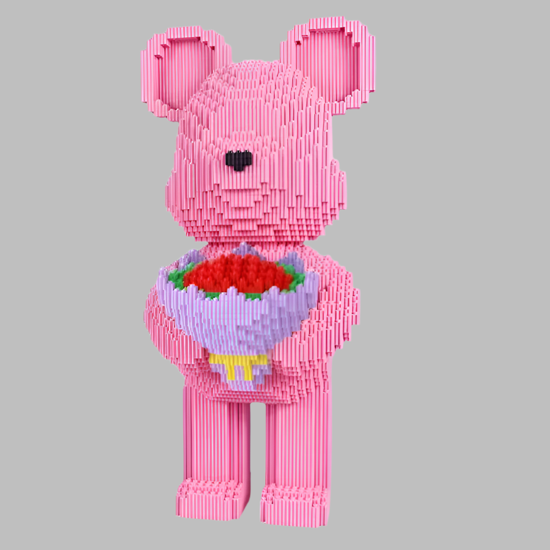 Desktrim™ | 3800 Piece Large Bear Character Construction Toy - Building Blocks Set