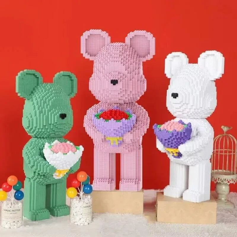 Desktrim™ | 3800 Piece Large Bear Character Construction Toy - Building Blocks Set