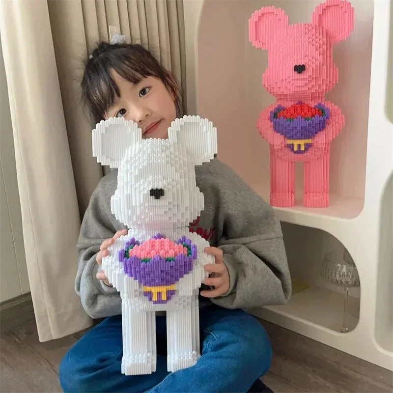 Desktrim™ | 3800 Piece Large Bear Character Construction Toy - Building Blocks Set