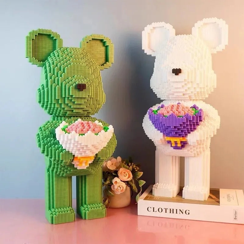 Desktrim™ | 3800 Piece Large Bear Character Construction Toy - Building Blocks Set
