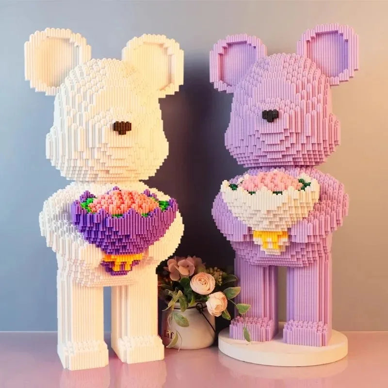 Desktrim™ | 3800 Piece Large Bear Character Construction Toy - Building Blocks Set