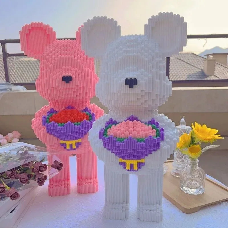 Desktrim™ | 3800 Piece Large Bear Character Construction Toy - Building Blocks Set