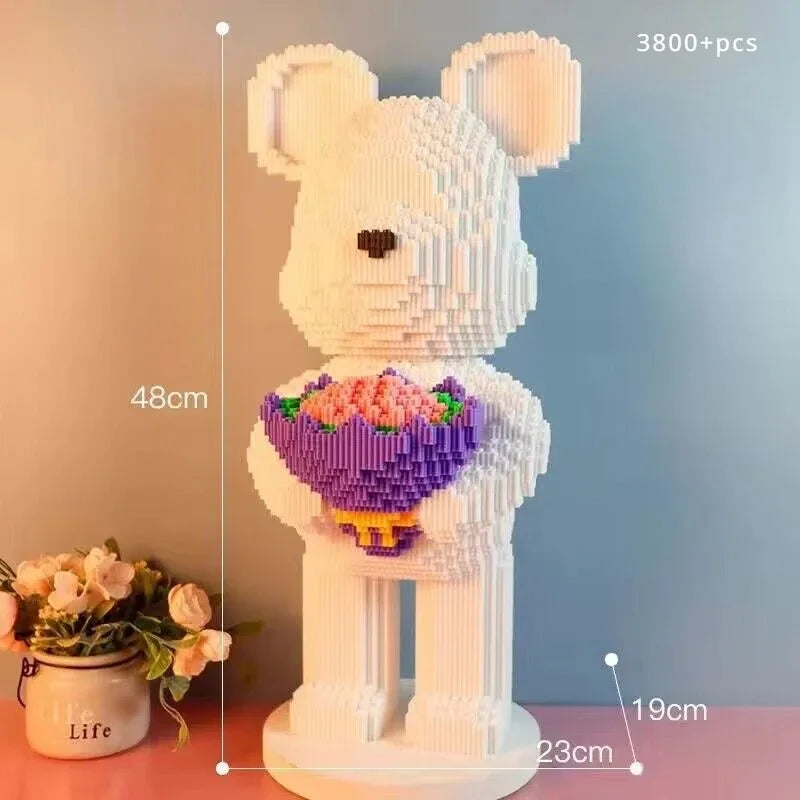Desktrim™ | 3800 Piece Large Bear Character Construction Toy - Building Blocks Set